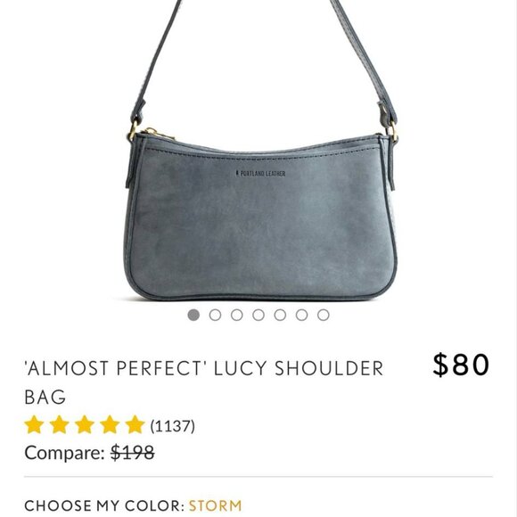 Portland Leather Lucy Shoulder Bag - Picture 4 of 5